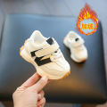 Baby girls, baby soft soles, learning to walk, cotton sports children's boys, plush women's shoes, winter shoes. 