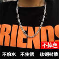 Men Fashion Jewellery Tiktok Curb Necklaces Chain For Men. 