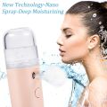 Mini face mist humidifier facial steam machine, portable mist sprayer handy nano facial sprayer. 