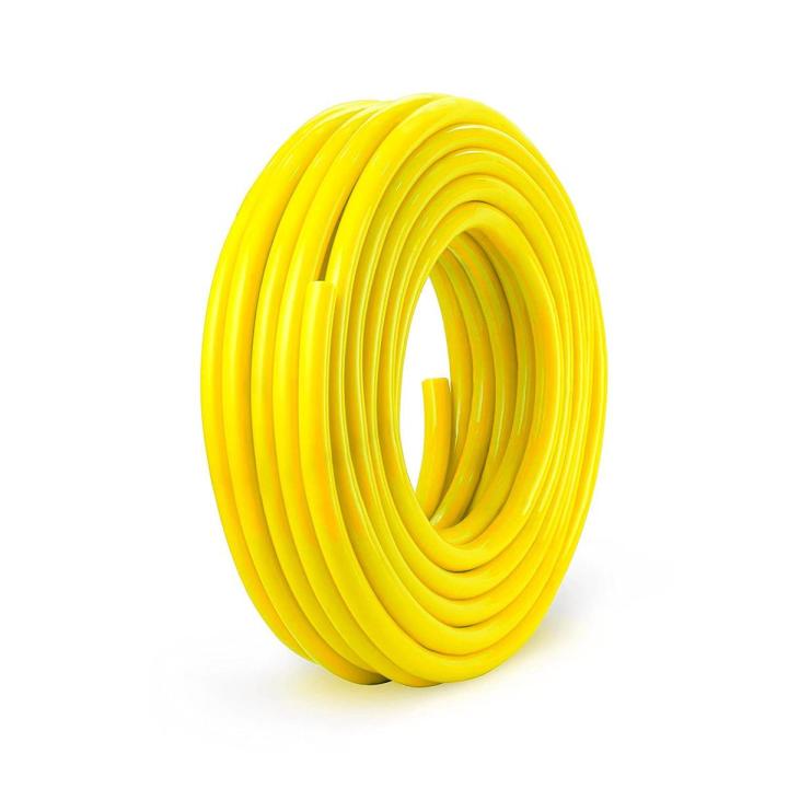 Garden Pipe Flexible 0.75 inch Yellow Garden Water Pipe 10 Meters Long