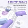 R75 Gaming Mechanical Keyboard 81Key 2.4G Bluetooth Wireless/Wired Keyboard RGB HotSwap Gamer GASKET Structure Keyboard teclado. 