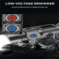 30W Led Flashlights Tactical Light Emergency Spotlights Handheld Flash Light Multi-functional Waterproof Torch For Outdoor. 