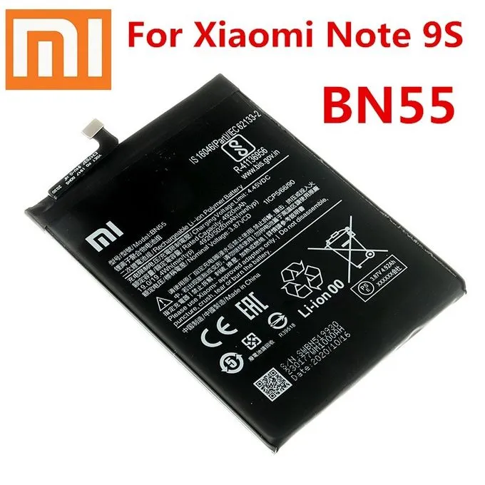 Mobile Battery For Redmi Note 9S BN55 5020mAh