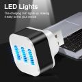 USB2.0 HUB Quick Charge 3 Ports USB Splitter Mobile Phone Tablet Keyboard Mice Chargers Wall Adapter with LED Indicator USB Hub.
