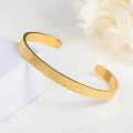 New Ayatul Kursi Cuff Bracelet Custom Engraved Quotes Bangle Arabic Style Bracelet  For Men. 