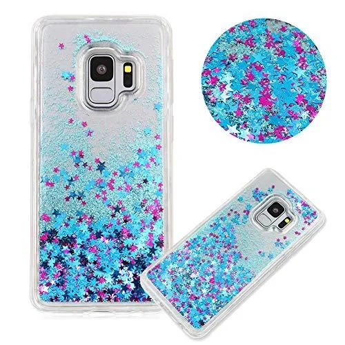 Samsung%20Galaxy%20J6%203D%20Glitter%20Back%20Cover%20%20-Green%20And%20Transparent%20-%20Image%202
