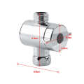 Multifunction 3 Way Valve Toilet Bidet Bathroom Diverter for Shower Arm Mounted.