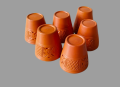 Clay tee cup set. Clay Cup. Matir cup. Matir Tea cup. Handmade.Clay Tea Cup. Master cup set. 6 pis cups in a box.