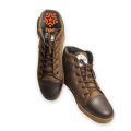 Boot sneakers lace up kb suparae leather material rubber sool neckup design. 