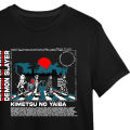 Anime Demon Slayer T-Shirt Kimetsu No Yaiba Black T Shirt Cotton Fabric - Easy to maintain Casual Tops Anime fans.