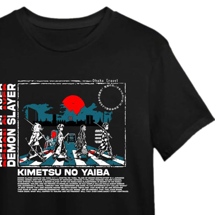 Anime%20Demon%20Slayer%20T-Shirt%20Kimetsu%20No%20Yaiba%20Black%20T%20Shirt%20Cotton%20Fabric%20-%20Easy%20to%20maintain%20Casual%20Tops%20Anime%20fans%20-%20Image%203