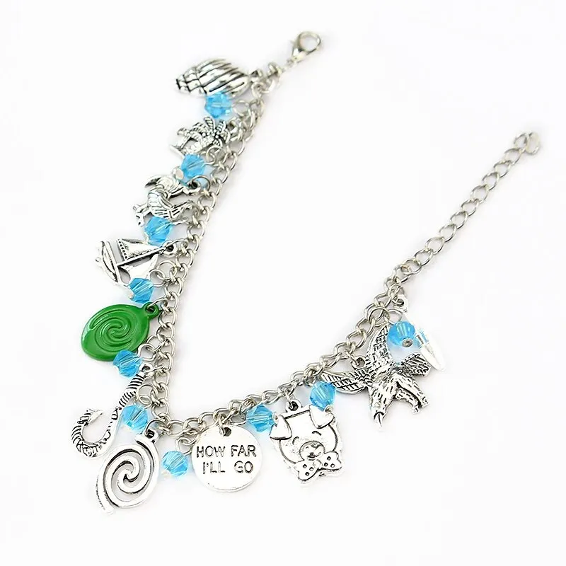 Disney Moana Charm Bracelet Dream Life Romantic Film Series