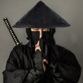 Hat Samurai Straw Ninja Chinese Cosplay Japanese Rice Asian Bamboo Conical Hats Party Farmer Cone Decor Cap Decorative LaoXzhongX. 