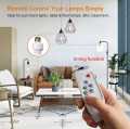 Standard E27 Wireless Remote Control Timer Switch Lamp Holder 110V 220V House Multi Light Switch Baby Room Bedroom Smart Switch.