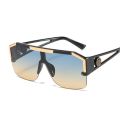 New Luxury Oversized Man Sunglasses Brand Designer Sun Glasses For Woman Fashion Gradient Square Shades.