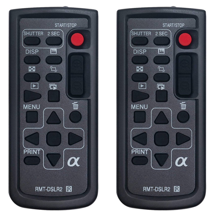 2X Remote Control Replacement RMT-DSLR2 for Sony NEX-6 NEX-7 NEX-5