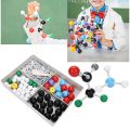 125 Pcs Molecular Model Kit Electron Orbital Model Chemistry Aid Tool for Teachers Students Scientists Chemistry Lesson. 