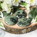 1pc Kambaba Jasper Palm Stone, Kambaba Jasper Smooth Stone.