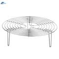 Round Cooling Rack Round Stainless Steel Steamer Rack for Pot Air Fryer Oven 8.66inch. 