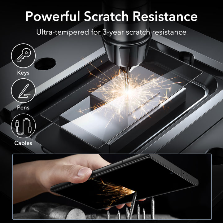ESR%20for%20Samsung%20S24%20Ultra%20Screen%20Protector%20for%20Galaxy%20S24%20Ultra%209H%20Full%20Coverage%20with%20Fingerprint%20Unlocking%20Tempered%20Film%20Set%20-%20Image%206