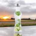 Long Glass Water Bottle, Clear Color, High Quality, 1 Liter Drinking Bottle, 1000ml. 