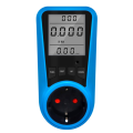 Socket Digital Current Meter Voltmeter AC Power Meter Time Watt Power Energy Tester Wattmeter - EU Plug. 