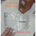 Bolt And Bunny Clear Visor Original, Bolt Helmet Glass, Original Bolt Glass.
