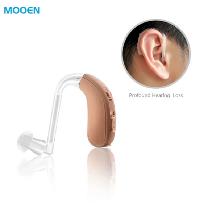 Mini Adjustable Best Portable BTE Sound Amplifier Hearing Aid Deafness Speaker Amplified Invisible Wireless Hearing Aids