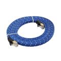 Cat 7 Ethernet Cable Flat UTP Wire With Braid RJ45 Lan Line Cat7 Network Cables 10Gbps 600Mhz for Modem Router 1m 2m 5m 10m.