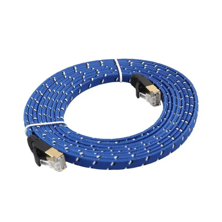 Cat%207%20Ethernet%20Cable%20Flat%20UTP%20Wire%20With%20Braid%20RJ45%20Lan%20Line%20Cat7%20Network%20Cables%2010Gbps%20600Mhz%20for%20Modem%20Router%201m%202m%205m%2010m%20-%20Image%202