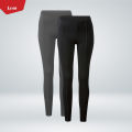 Women's Mid Rise Stretchy Ankle Length Solid Color Slim Fit Premium Jeggings From Levin. 