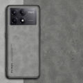 For Xiaomi Poco X6 Pro Case Blended Matte Soft Shell Wool Texture Design Anti Knock Male For Xiaomi Poco X6 Back Cover. 