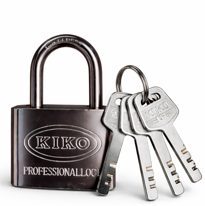 60 mm Kiko Lock with 4 key High security padlock.by ONE POINT