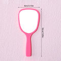 Vanity Mirror with Handle Hand Mirror SPA Salon Compact Mirrors Cosmetic Mirror for Women Handheld Makeup Mirror Square Makeup.