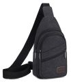 Xierya men Canvas Crossbody Bag Wear-resistant Outdoor Fashion Sports Bags for Man Black Male Casual Shoulder Bag Travel Satchel. 
