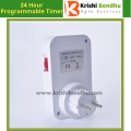 EU plug Mechanical timer switch 24 Hour Programmable Timer Switch Mechanical Timer 220V 16A Universal Socket. 