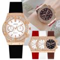 Luxury Fashion Women Silicone Watches High End Double Diamond Scale Dial Ladies Quartz Wristwatches Casual Watch Reloj Mujer. 