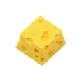 Cheese Keycap Personality Resin Mechanical Keyboard for KEY Cap Chesse Cake Design Yellow. 