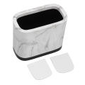 Makeup Brush Holder, Marble Pattern Pen Holder Multifunction for Living Room. 