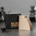 50/100 pieces V-Shaped Wood Pulp Drip Paper V60 Conical White Coffee Filter Coffee Filter Bag Espresso Tea Maker Accessories. 