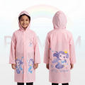 Cute Mermaid Pink Rain Coat.