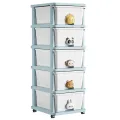 Drawer style layered cabinet, children's and baby clothes storage box, bedside table. 