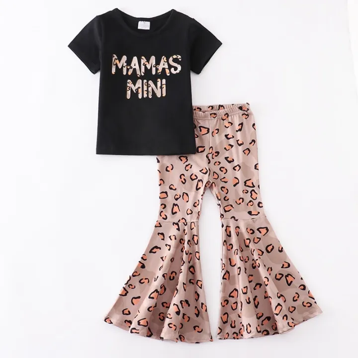 Summer%20baby%20girls%20kids%20Clothes%20boutique%20bunny%20Leopard%20short%20sleeve%20top%20bell-bottoms%20flare%20pants%20set%20Easter%20girls%20Outfits%20-%20Image%204