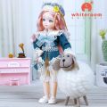 30cm BJD Doll 1/6 Classic Nobilit Anime Eyes Girls Doll with Fashion Clothes DIY Dress Up Toy for Children Holiday Birthday Gift.