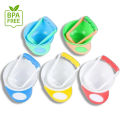 Baby Food Grading Bowl with Masher: Baby Grinding Bowl Set with Ear Sucker: Multi-colour Easy to Use in the Kitchen or Dining Room. 