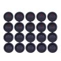 Individual 20 Pcs 12V 20A Amps On/Off/ 3 Position Terminal Round Rocker LED Toggle Switch Blue & Red. 