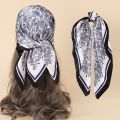 Fashion Hijab Scarf For Women Small Handkerchief Neck Scarves Square Headband Cute Shawls Bandana Head Scarfs For Ladies 70*70CM. 