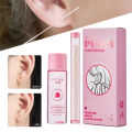 Pierced Ear Cleaning Set Solution Peach Flavor Floss Cotton Thread Ear Hole Aftercare Tool Kit Disposable Earrings Hole Cleaner. 