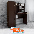Andormahal Melamine Laminated Board Reading Table/laptop table with big book shelf. 