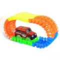 Diecast DIY Puzzle Toy Roller Coaster Track Electronics Toy Car Rail Car Toy for Children Random Color. 